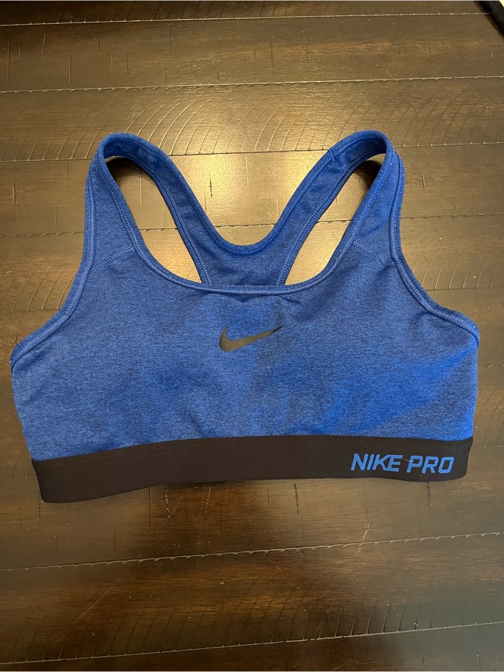 Nike Blue Racerback Pro Sports Bra